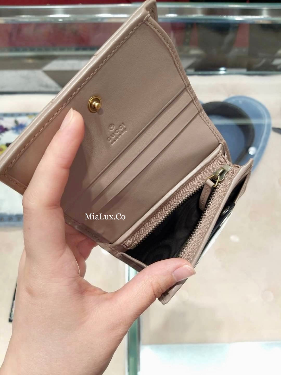 Gucci▪️GG Marmont Card Case Wallet 卡包雙開短夾/345 🉐14800