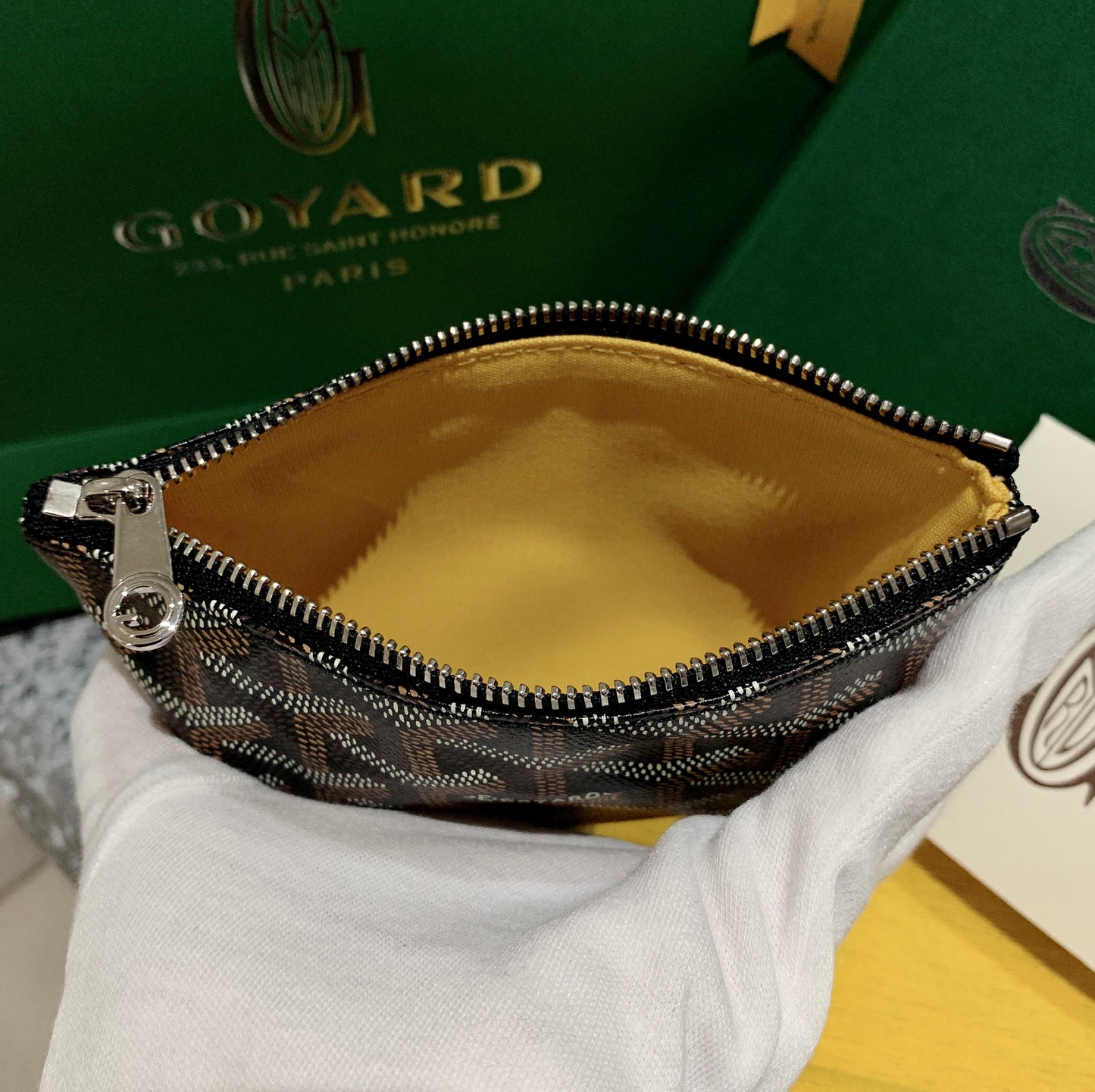 Goyard▪️Senat Pouch Mini 一字拉鍊零錢包/395 🉐19800🏷️