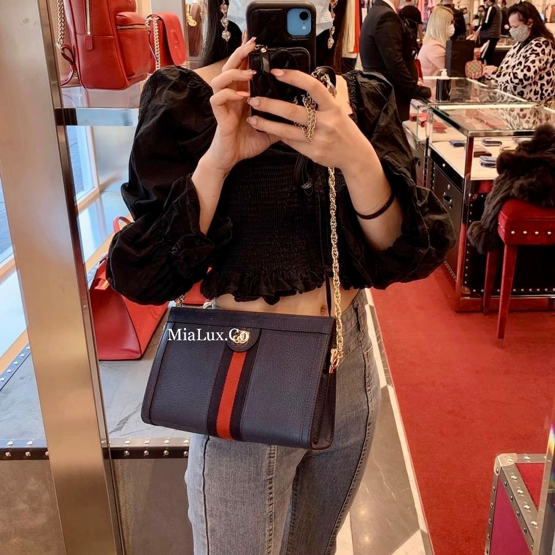@Gucci▪️Ophidia S 小款手拿肩背鏈包/P1510 🔔限時折🉐68950