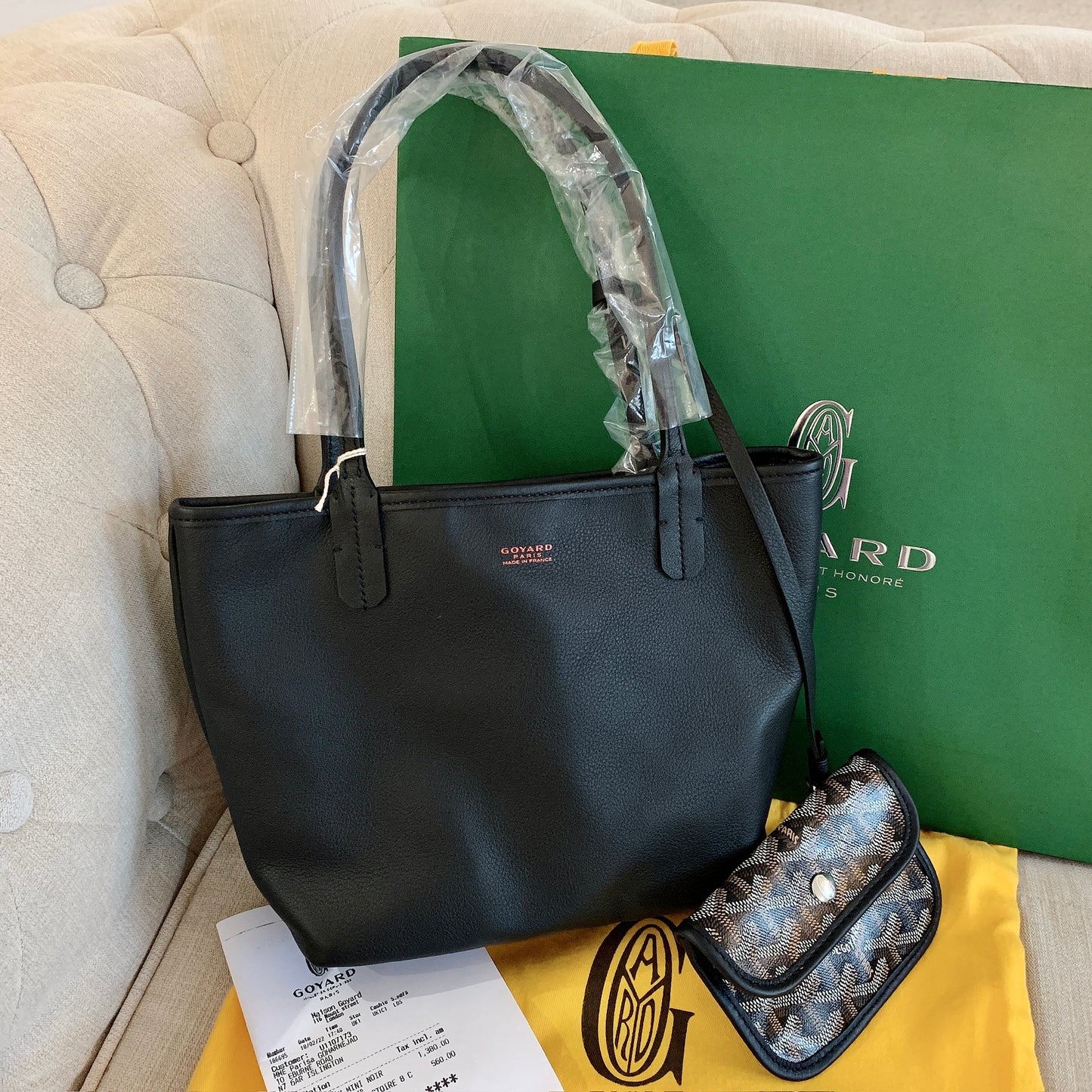 Goyard▪️Anjou Mini 雙面迷你托特/1800E2050 🍀🉐83000🇪🇺
