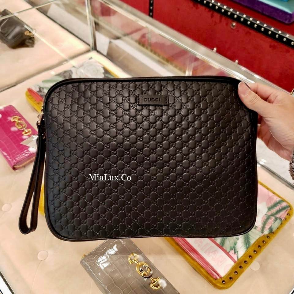 Gucci Calfskin Case 男女款壓紋手拿公事包 607726 *P345