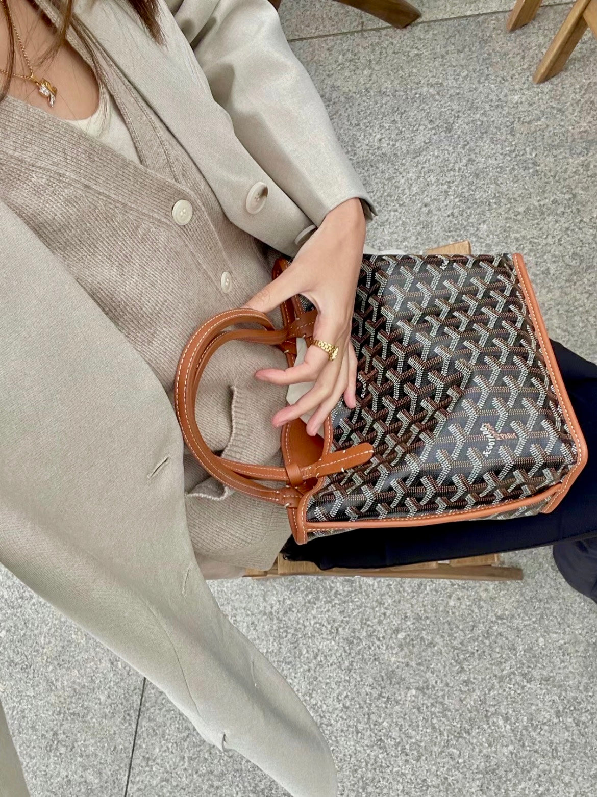 Goyard▪️Anjou Mini 雙面迷你托特/1800E2050 🍀🉐83000🇪🇺