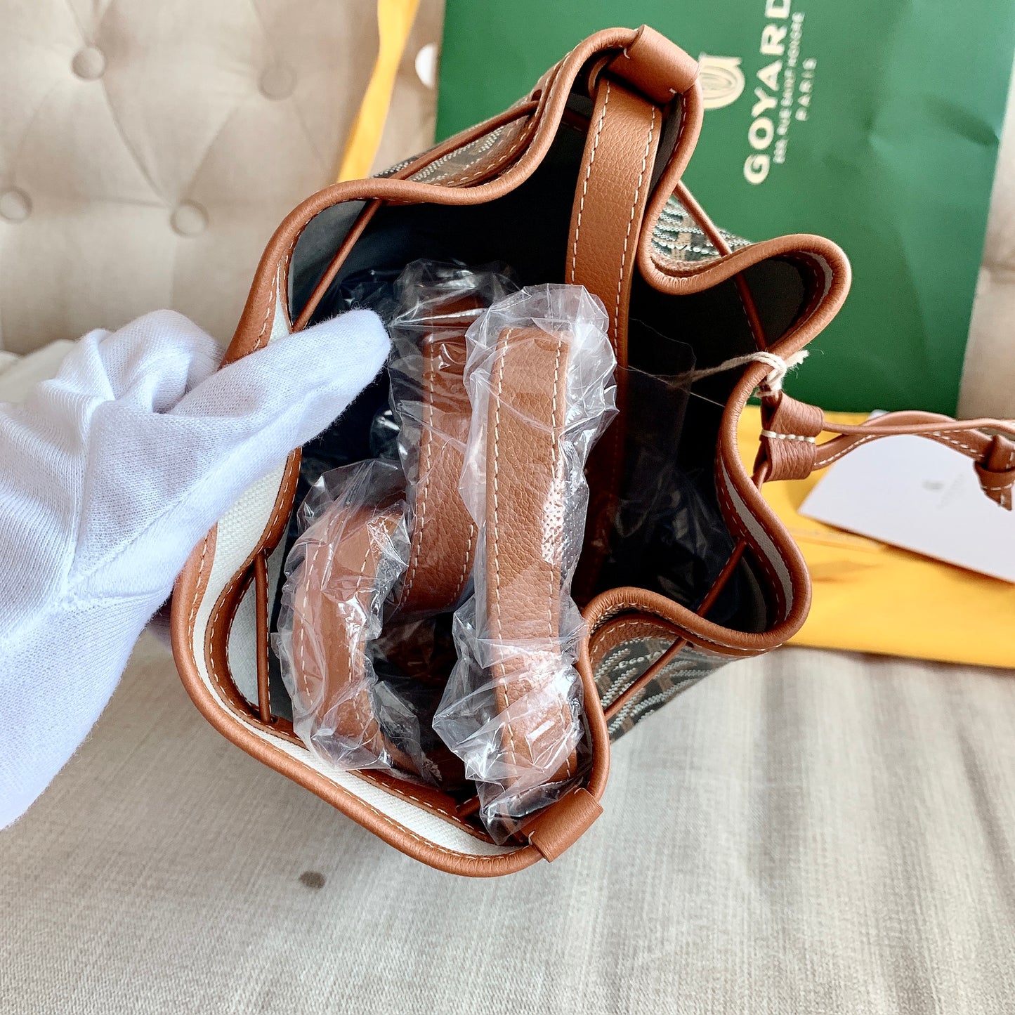 Goyard▪️Petit Flot Bucket 小水桶包/1705E1900 🍀🉐77000🇪🇺