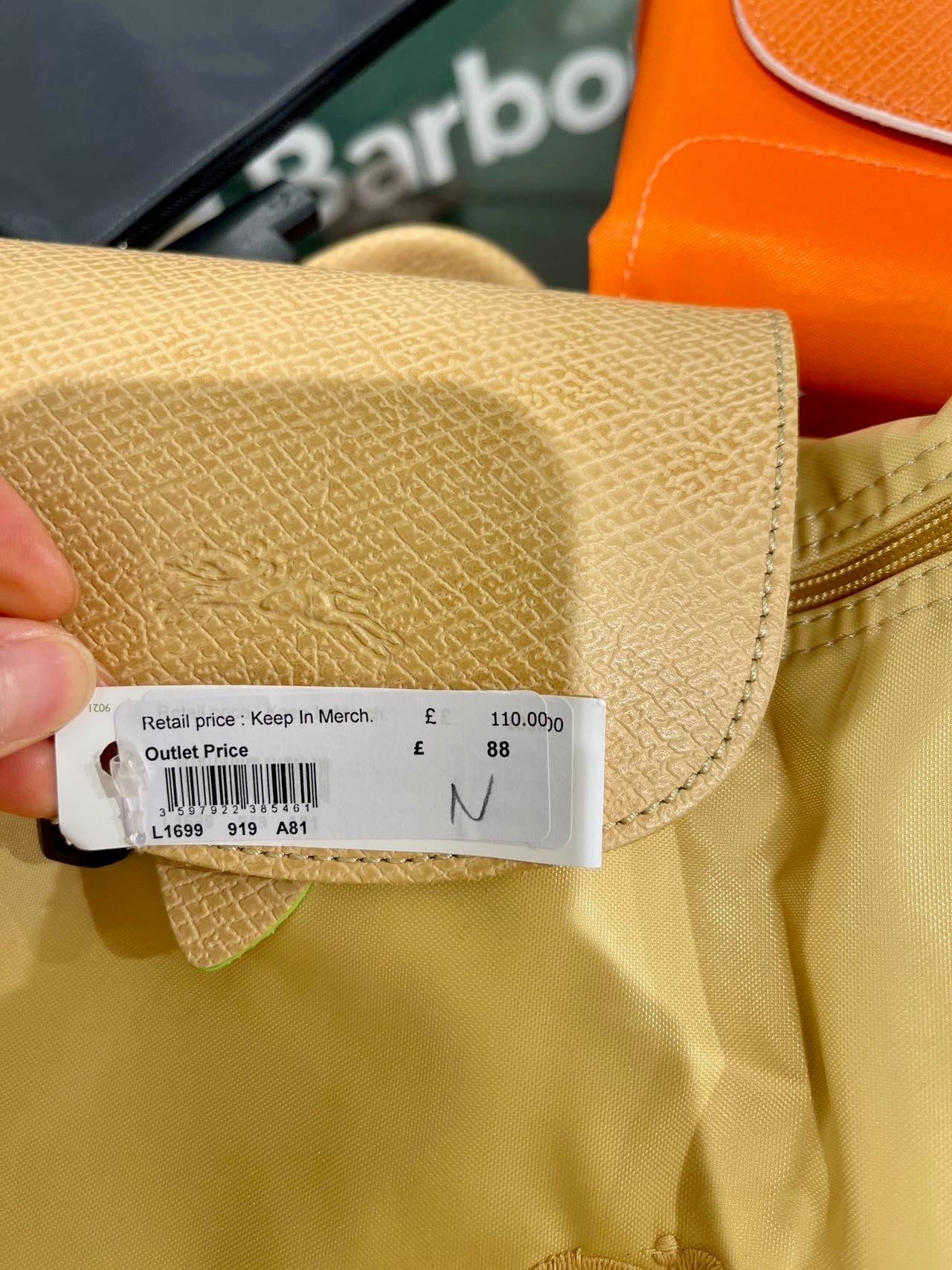 @Longchamp Nylon Backpack 尼龍後揹包/110P88 🔔限時折🉐4760