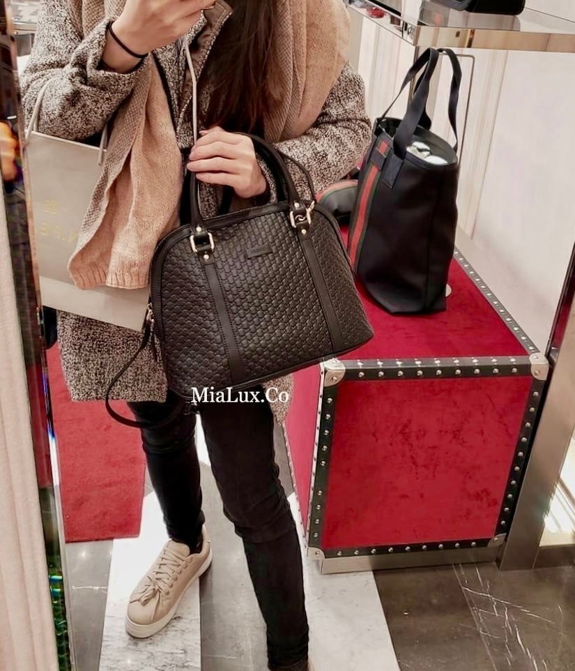 @Gucci Embossed Bag L 大款壓紋牛皮貝殼包/P745 🔔限時折🉐34530
