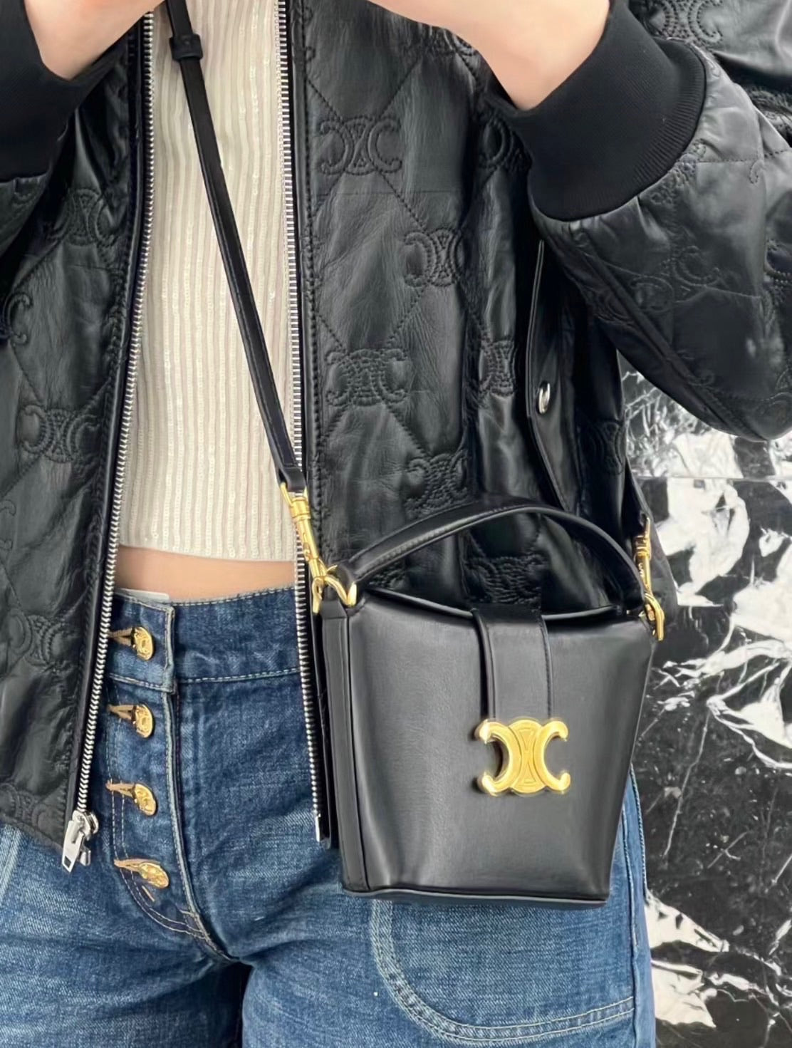 Celine Bucket triomphe Mini 迷你薯條包/1650E1800 🉐64000🇪🇺
