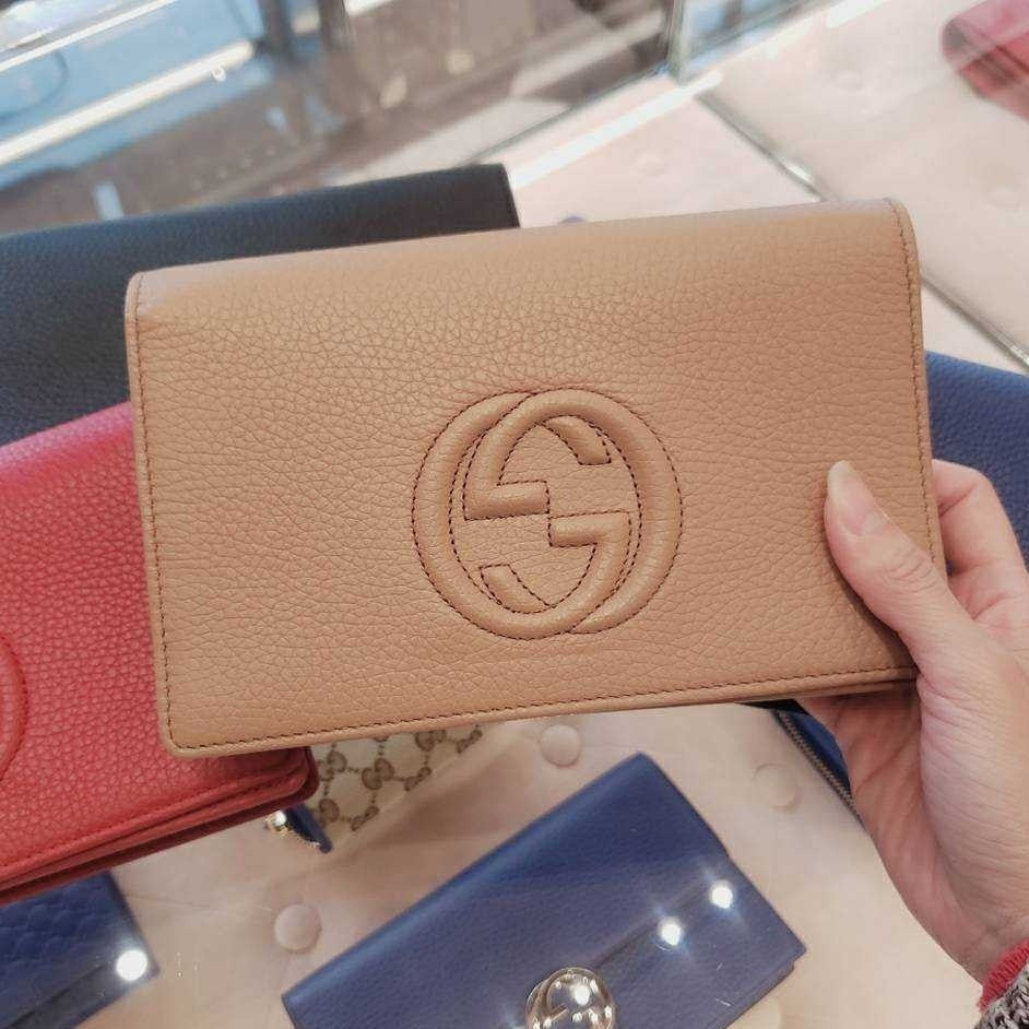 *@Gucci▪️Soho WOC 浮雕翻蓋WOC包/P485 🔔限時折🉐22830