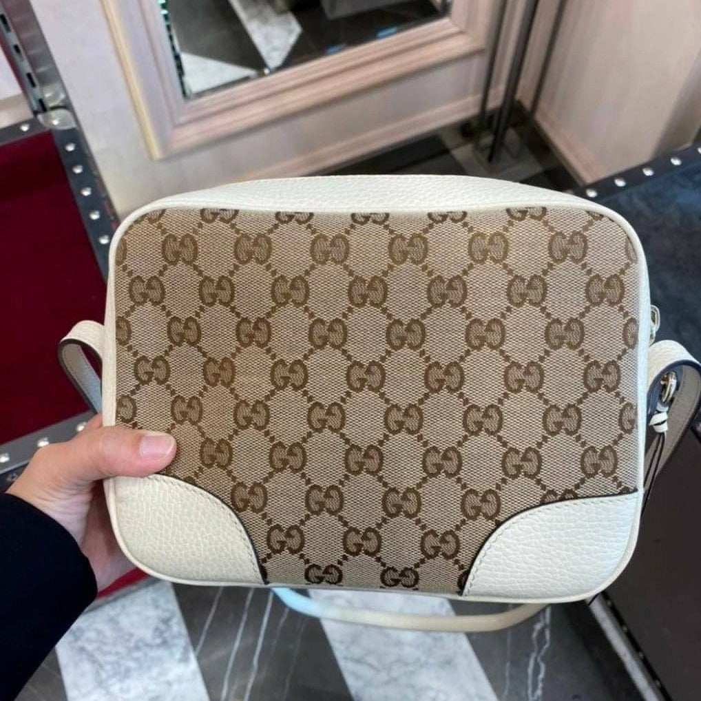 *@Gucci Canvas Camera Bag 老花相機包/P490