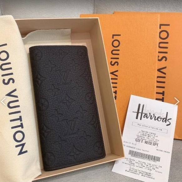 LV Brazza 男生款壓紋牛皮雙開長夾/795✨🉐34390