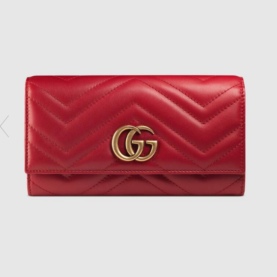 Gucci▪️GG Marmont Continental 馬夢翻蓋長夾/635 🉐26400