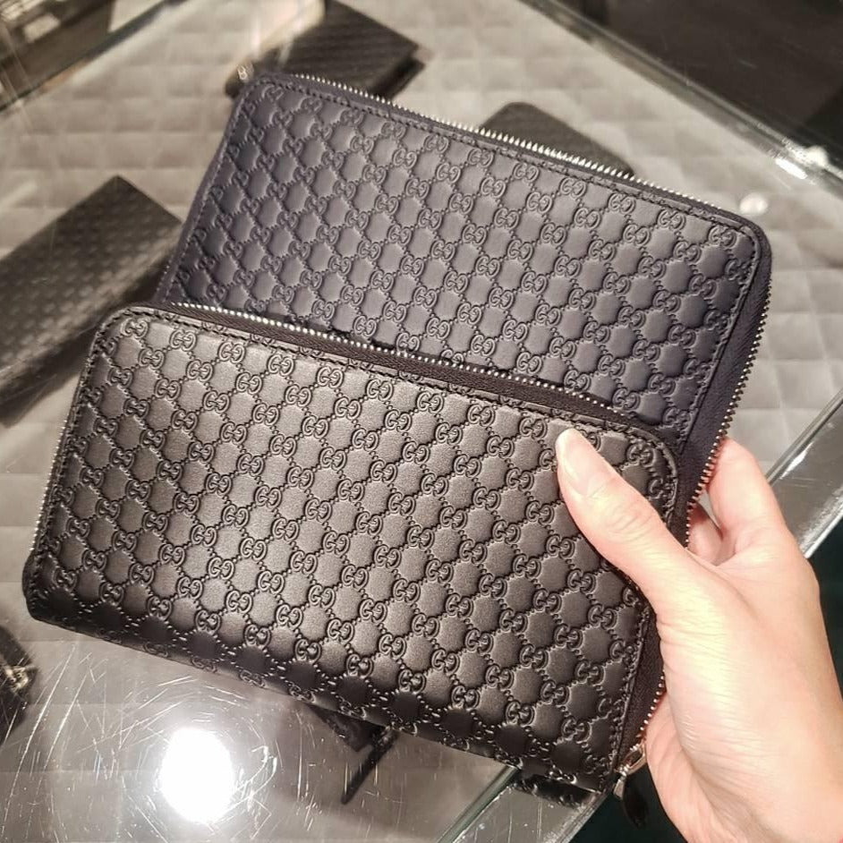 @Gucci Zippy  男生款壓紋拉鍊長夾/P265