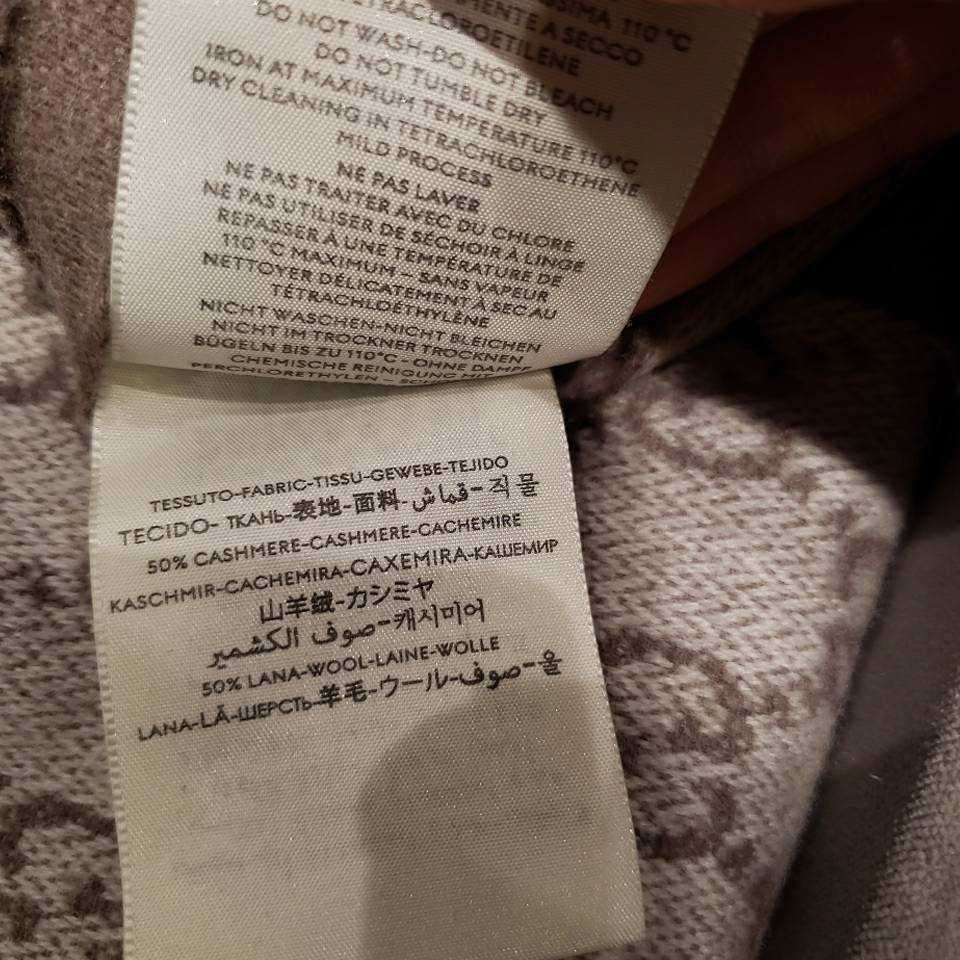 *@Gucci Wool Scarf  男女款邊飾羊毛厚長條圍巾/P220