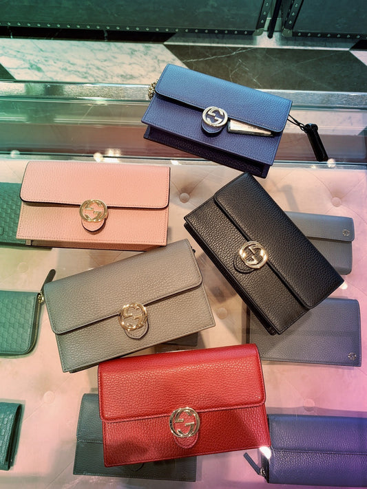 *@Gucci▪️GG WOC 雙G銀扣WOC包/P435 🔔限時折🉐20580