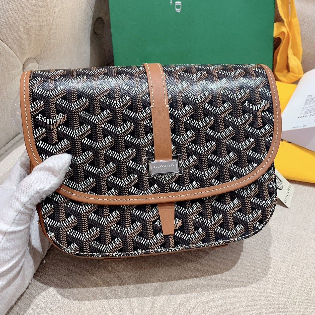 Goyard▪️Belvedere PM 馬鞍郵差包/2020E2300 🍀🉐93000🇪🇺