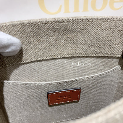 *現貨*Chloe Woody Tote S 小款托特包-焦糖皮邊/765🉐 28800