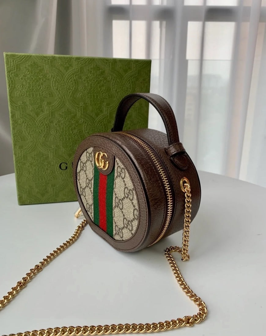 Gucci Ophidia Round Mini 圓餅包/1270C1042 ㊙️折扣🉐42680💰