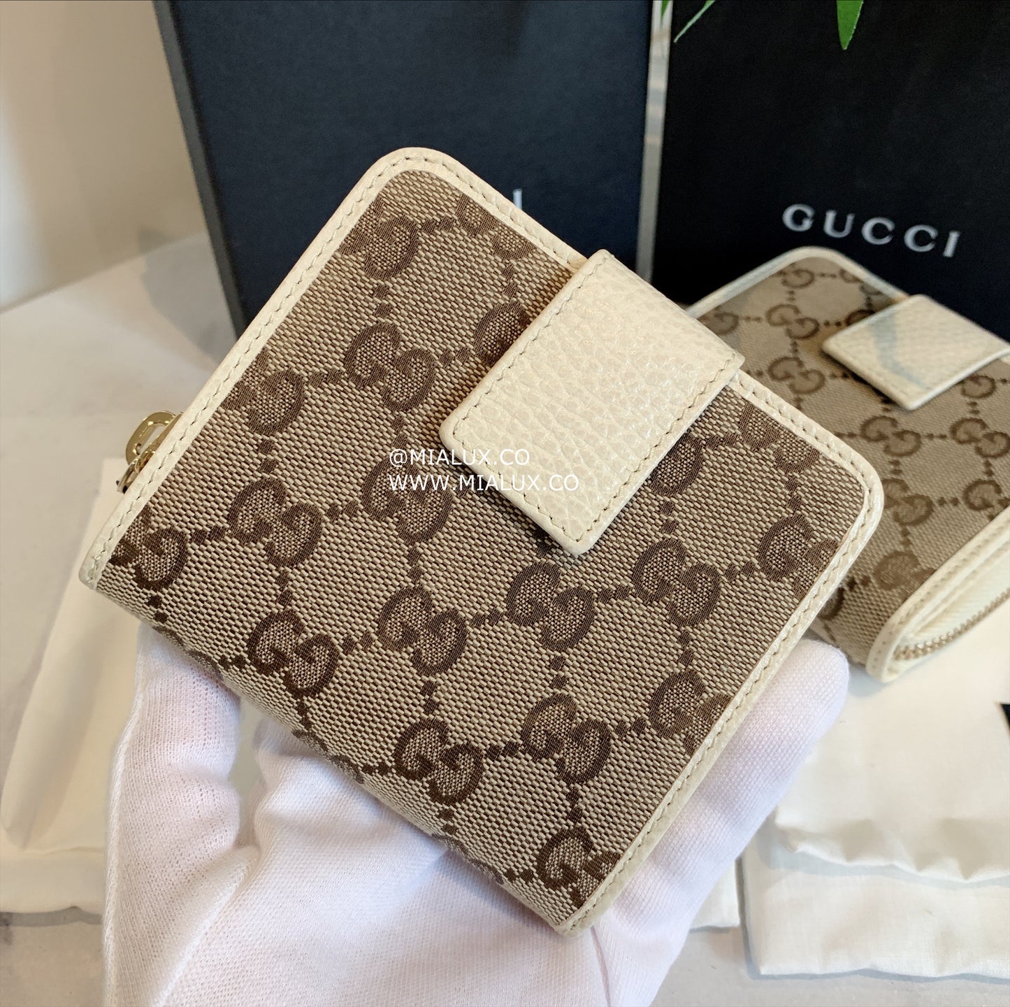 @Gucci Canvas 織布短夾/440P200 🔔限時折🉐11000