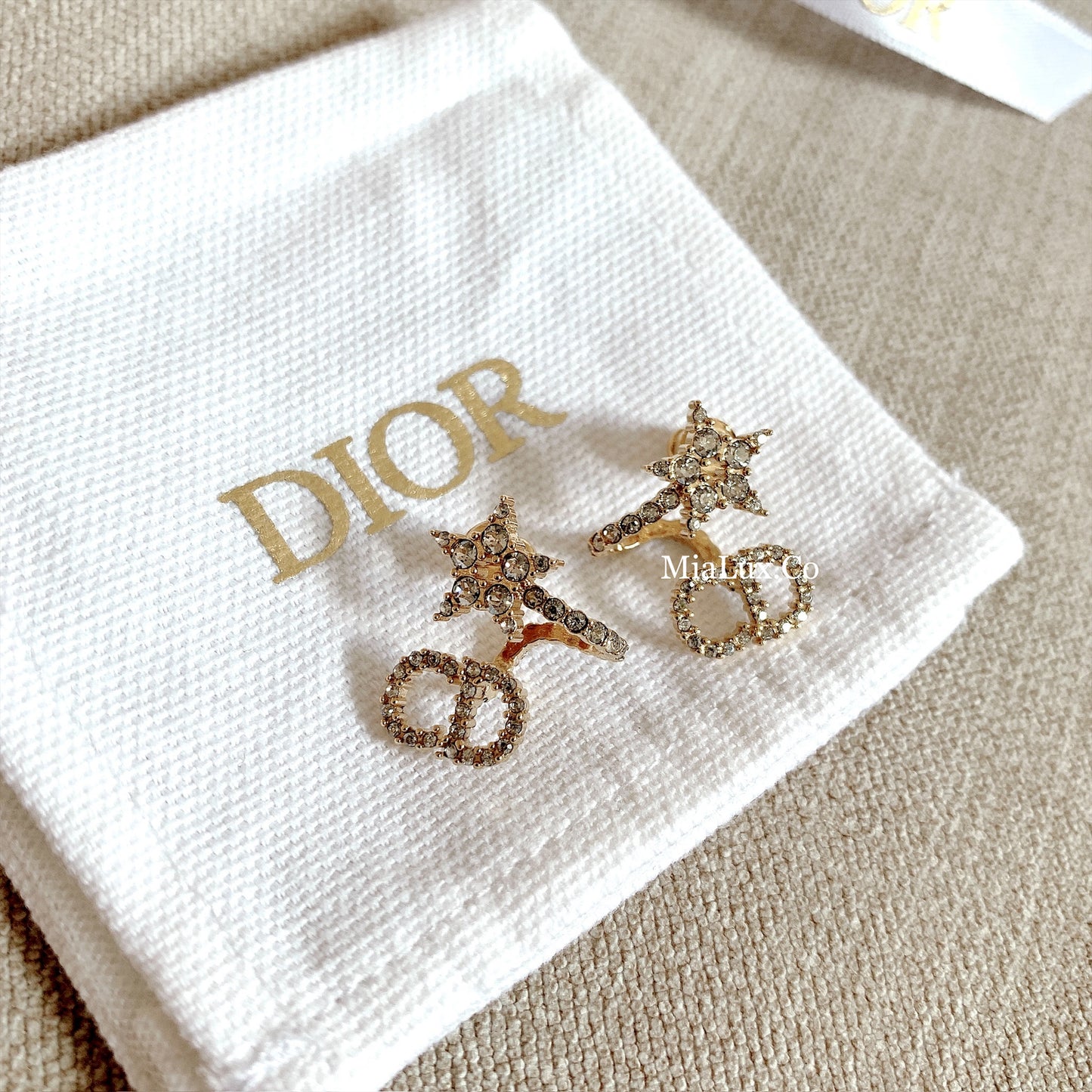 Dior▪️Clair D Lune 星星CD水鑽耳環/370E390 🉐14650🇪🇺