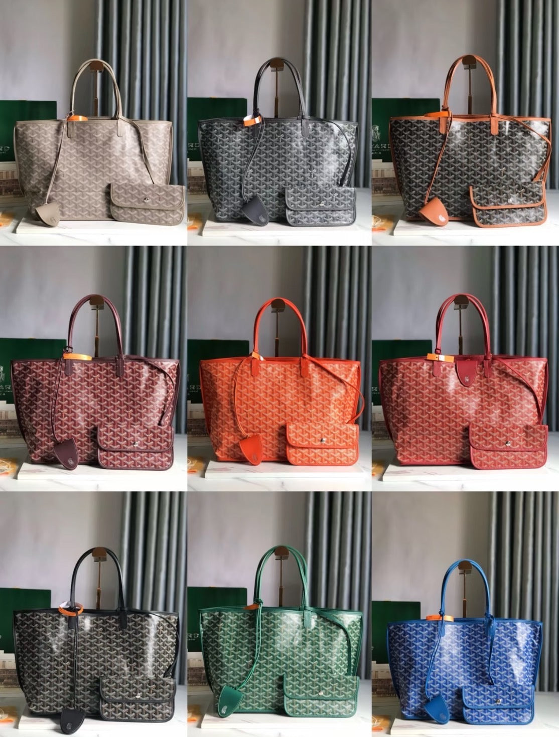 Goyard Saint Louis PM 經典托特包/1270E1450 🍀🉐58150🇬🇧