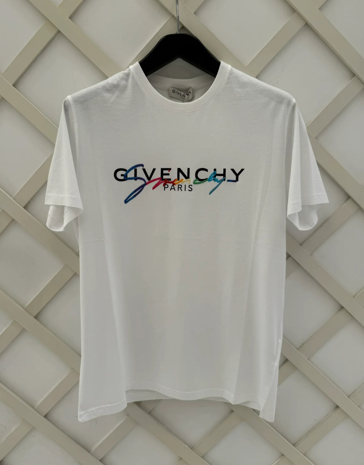 @Givenchy T 彩虹品牌Logo T恤/450P293 🔔限時折🉐13990