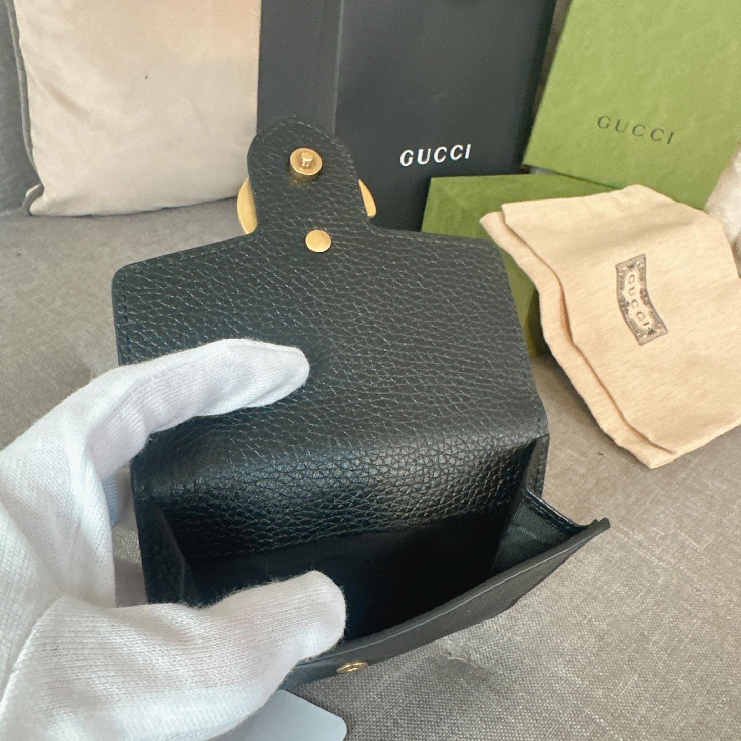*現貨*@Gucci GG Marmont 馬夢黑色短夾  P11000 /T16800