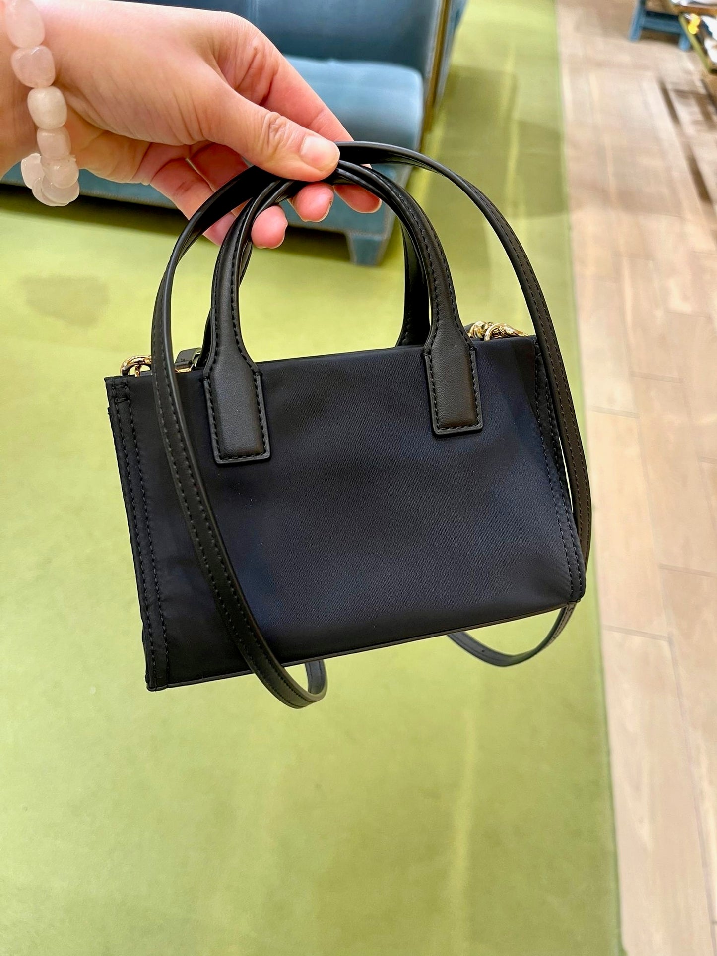 @Tory Burch Ella Nylon Mini Tote 尼龍托特包/P159🔥折上七折🉐5810