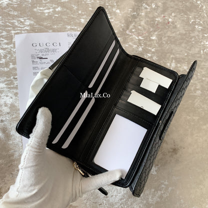 @Gucci▪️Embossed Flap Wallet 壓紋半翻蓋拉鍊長夾/P270 🔔限時折🉐13150