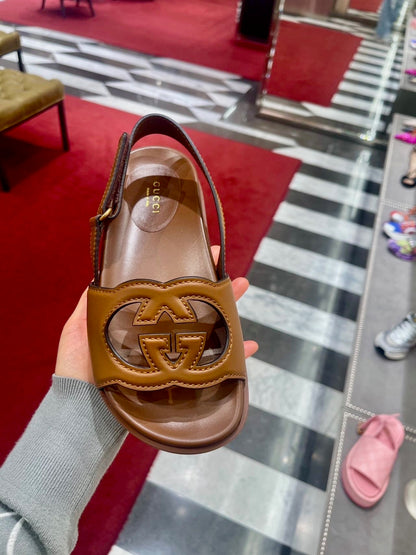 @Gucci Sandals 皮革涼鞋/750P375 🔔限時折🉐17680