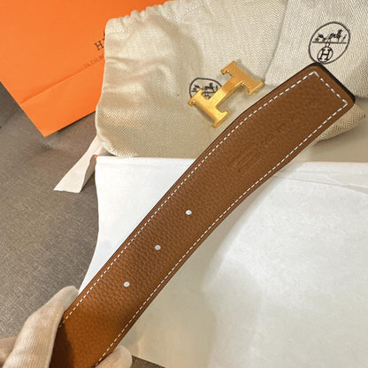 *現貨*Hermes Belt 女款雙面H-32mm皮帶Epson皮 P23900 /T35000