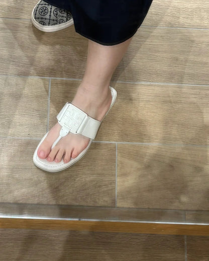 @Tory Burch Georgia Sandal 品牌人字拖鞋/250P159 🔥折上八折🉐6520