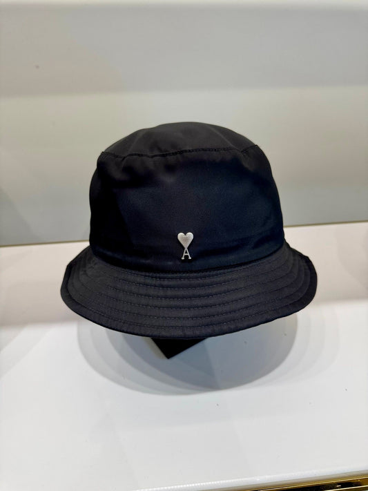 @Ami Outlet Bucket 黑色尼龍漁夫帽