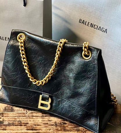 Balenciaga巴黎世家▶️ CRUSH MEDIUM CHAIN BAG 中款牛皮鏈包 *£2,200