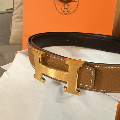 *現貨*Hermes Belt 女款雙面H-32mm皮帶Epson皮 P23900 /T35000