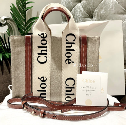 Chloe▪️Woody Tote S 小托特包/875FN512㊙️折扣🉐25800💰🏷️