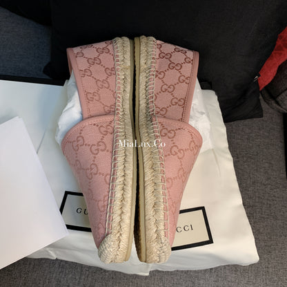 @Gucci Espadrille Shoes 女款老花漁夫鞋/435P220 🔔限時折🉐11000