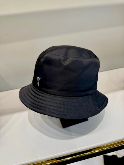 @Ami Outlet Bucket 黑色尼龍漁夫帽
