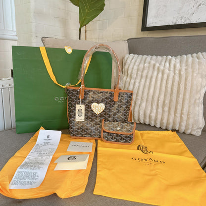 *現貨*Goyard Anjou Mini Tote w Heart 限量愛心雙面包  P88000 /T130000