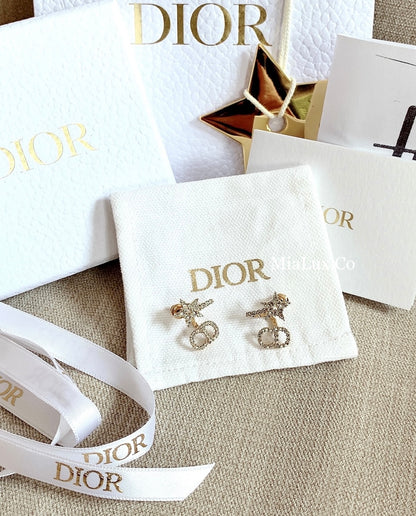 Dior▪️Clair D Lune 星星CD水鑽耳環/370E390 🉐14650🇪🇺