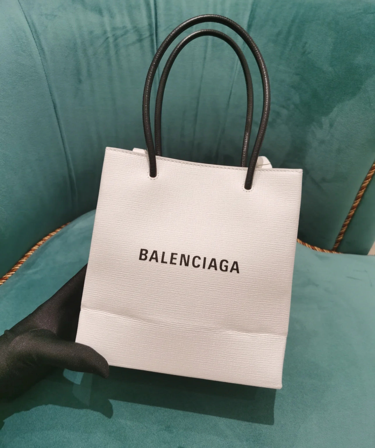 @Balenciaga巴黎世家 Square 方形購物包-白/1190P775 🔔限時折🉐35680