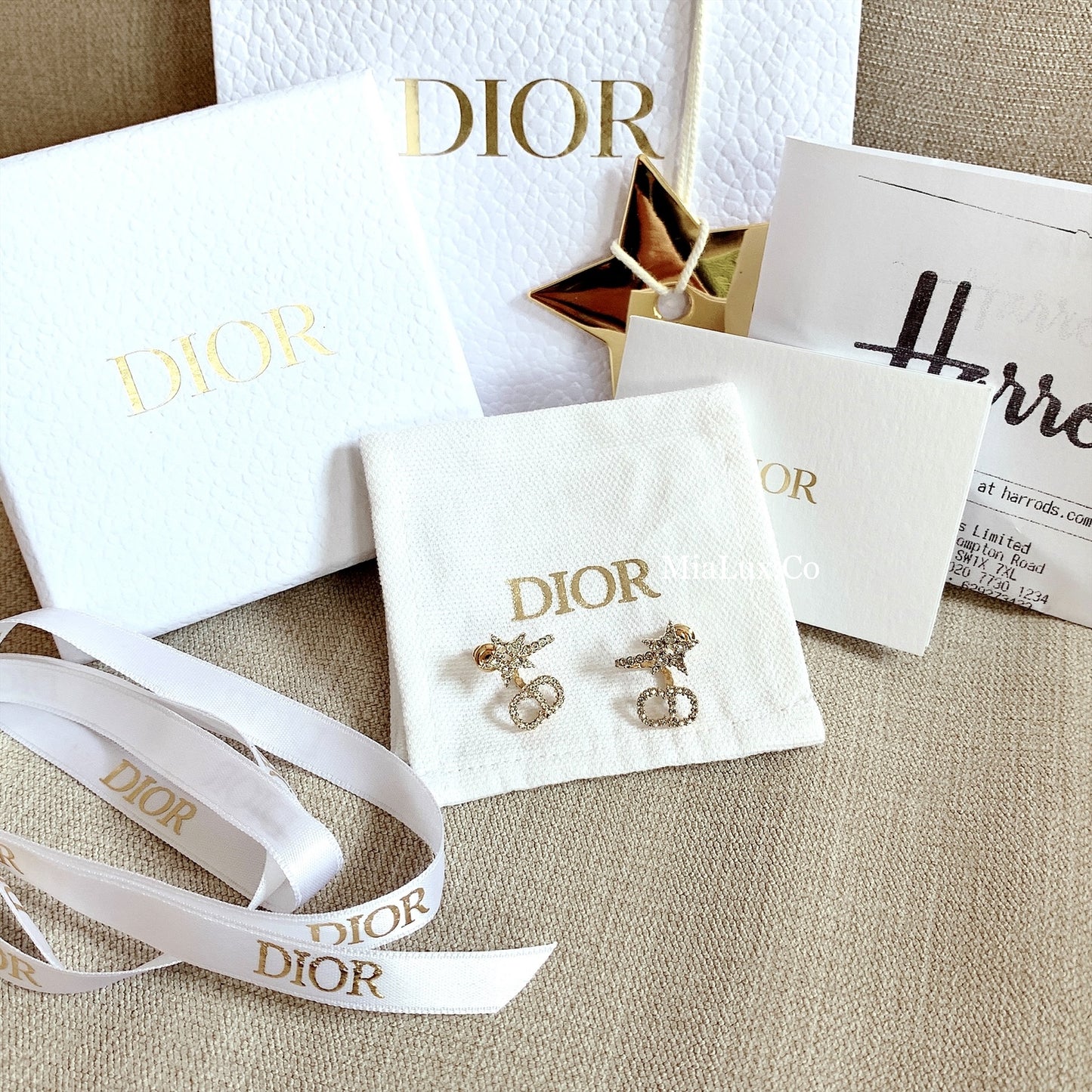 Dior▪️Clair D Lune 星星CD水鑽耳環/370E390 🉐14650🇪🇺