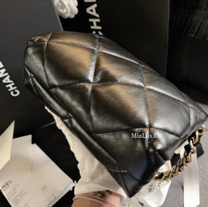 CHANEL✨ SMALL LAMBSKIN FLAP BAG 小羊皮大格菱翻蓋鏈包 AS3498 -