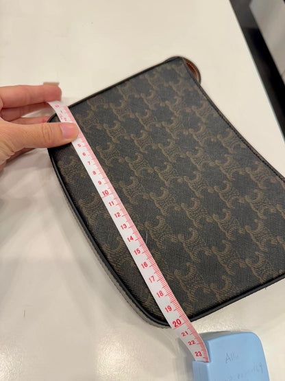 @Celine Outlet Croque M 中款老花腋下包