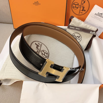 Hermes✨| H Belt Buckle & Reversible Leather Strap 經典H字樣LOGO皮帶 *£835