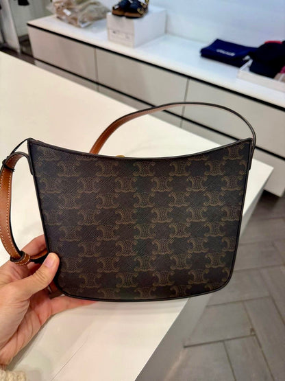 @Celine Outlet Croque M 中款老花腋下包