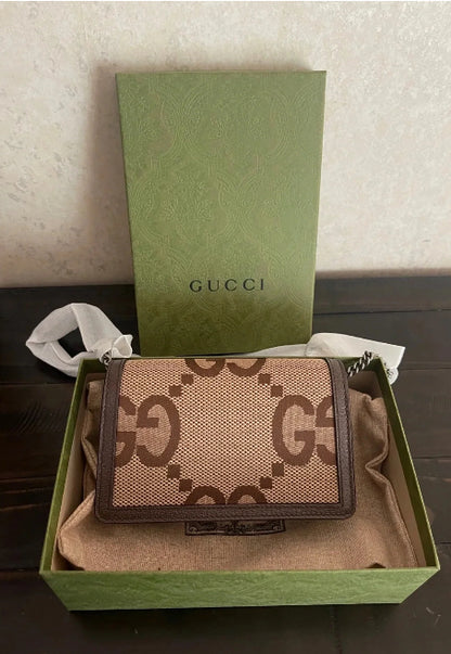 @Gucci Dionysus Supermini 迷你老花咖色酒神包/815P490 🔔限時折🉐23050