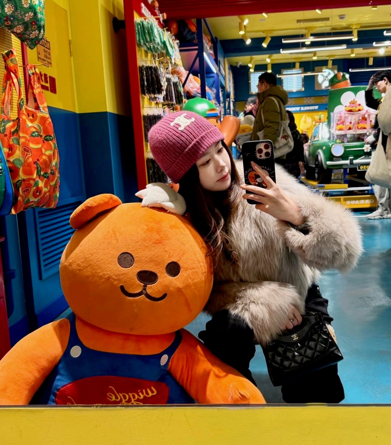 @Celine Outlet Bonnet 凱旋門logo毛帽