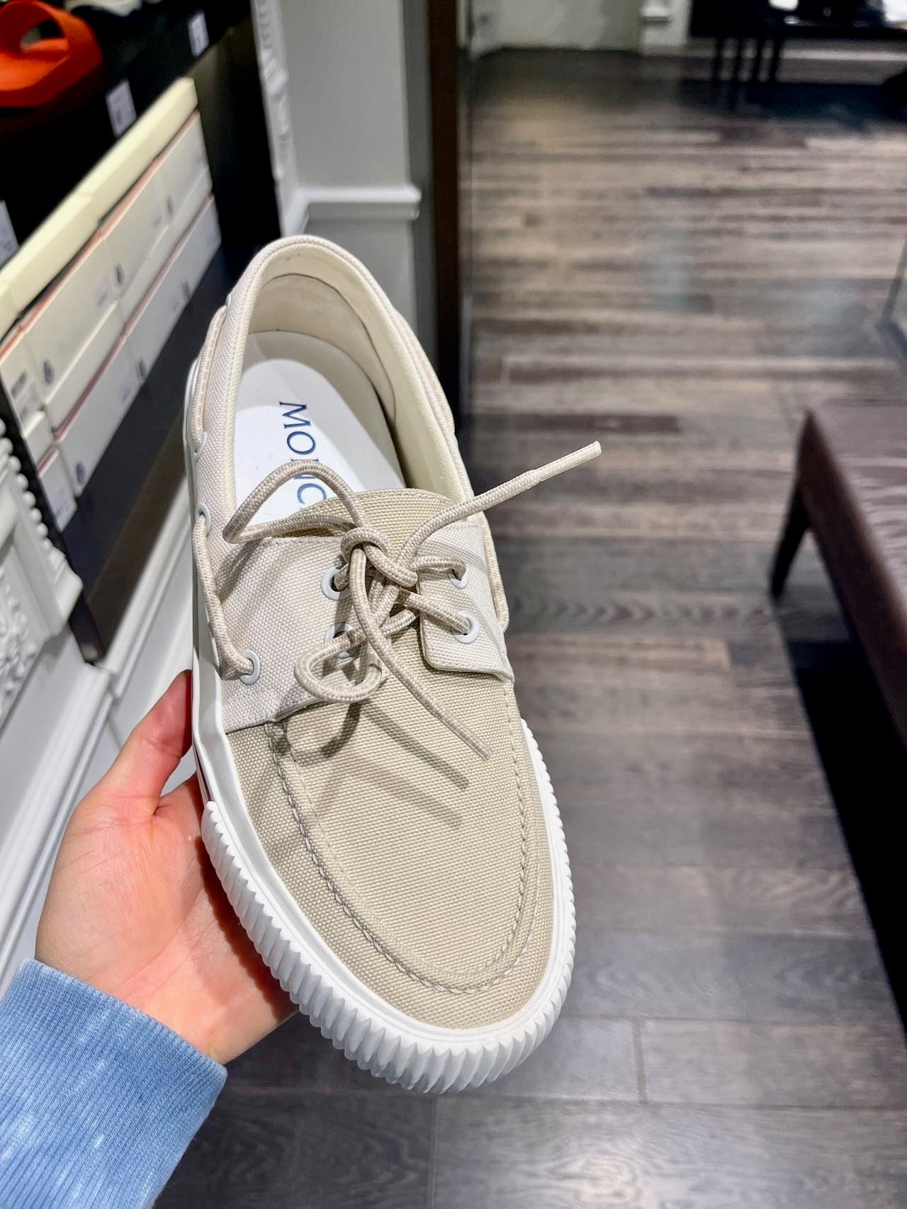 @Moncler Shoes 男款皮革平底鞋/455P145 🔔限時折🉐8030