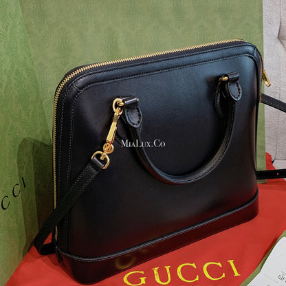 @Gucci▪️1955 Horsebit S 小款馬銜手提包/P1940 🔔限時折🉐88300