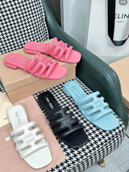 @MiuMiu Slippers 拖鞋/690P350 🔔限時折🉐16750