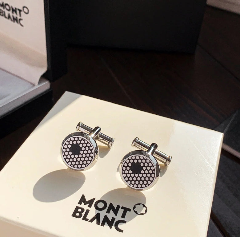 @Montblac Cuff Links 圓形袖扣/300P75 🔔限時折🉐4180